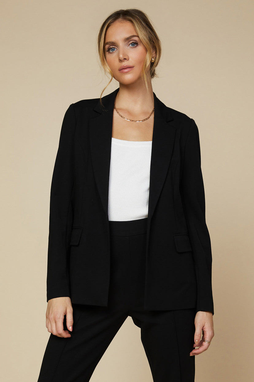 Knit Tailored Blazer SKIES ARE BLUE