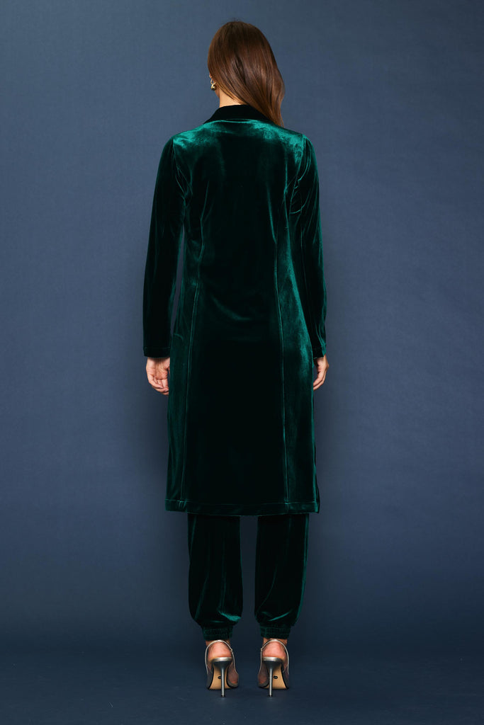 Velvet Duster Coat