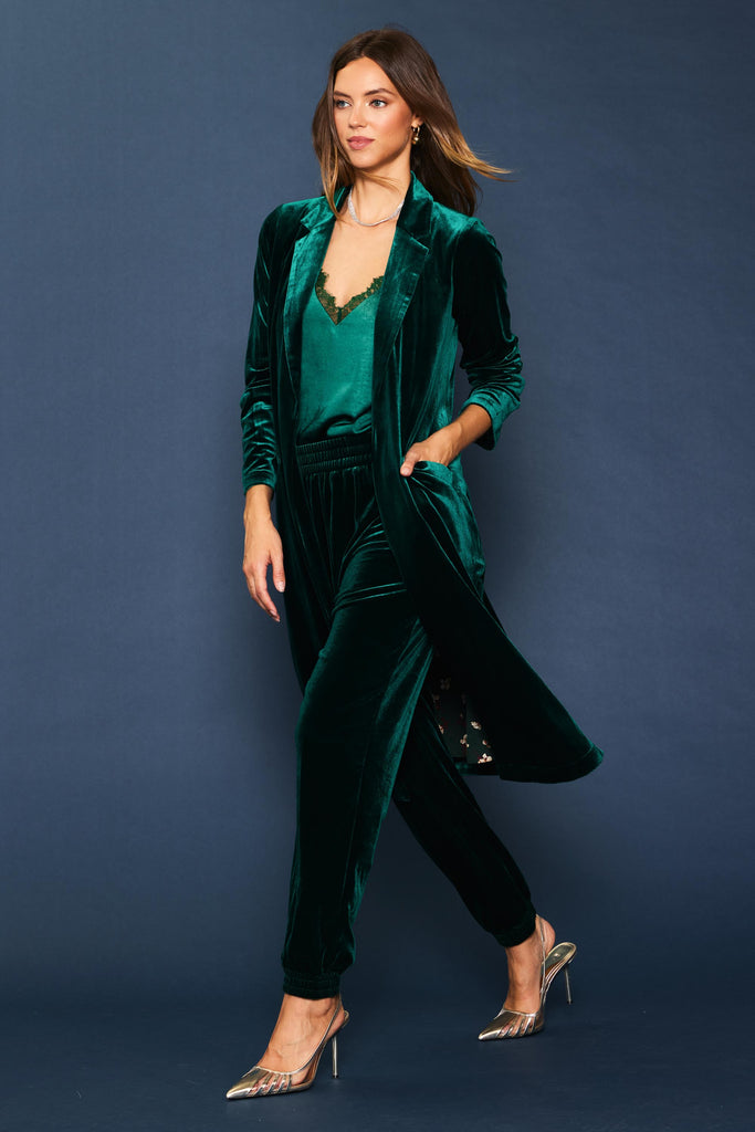 Velvet Duster Coat
