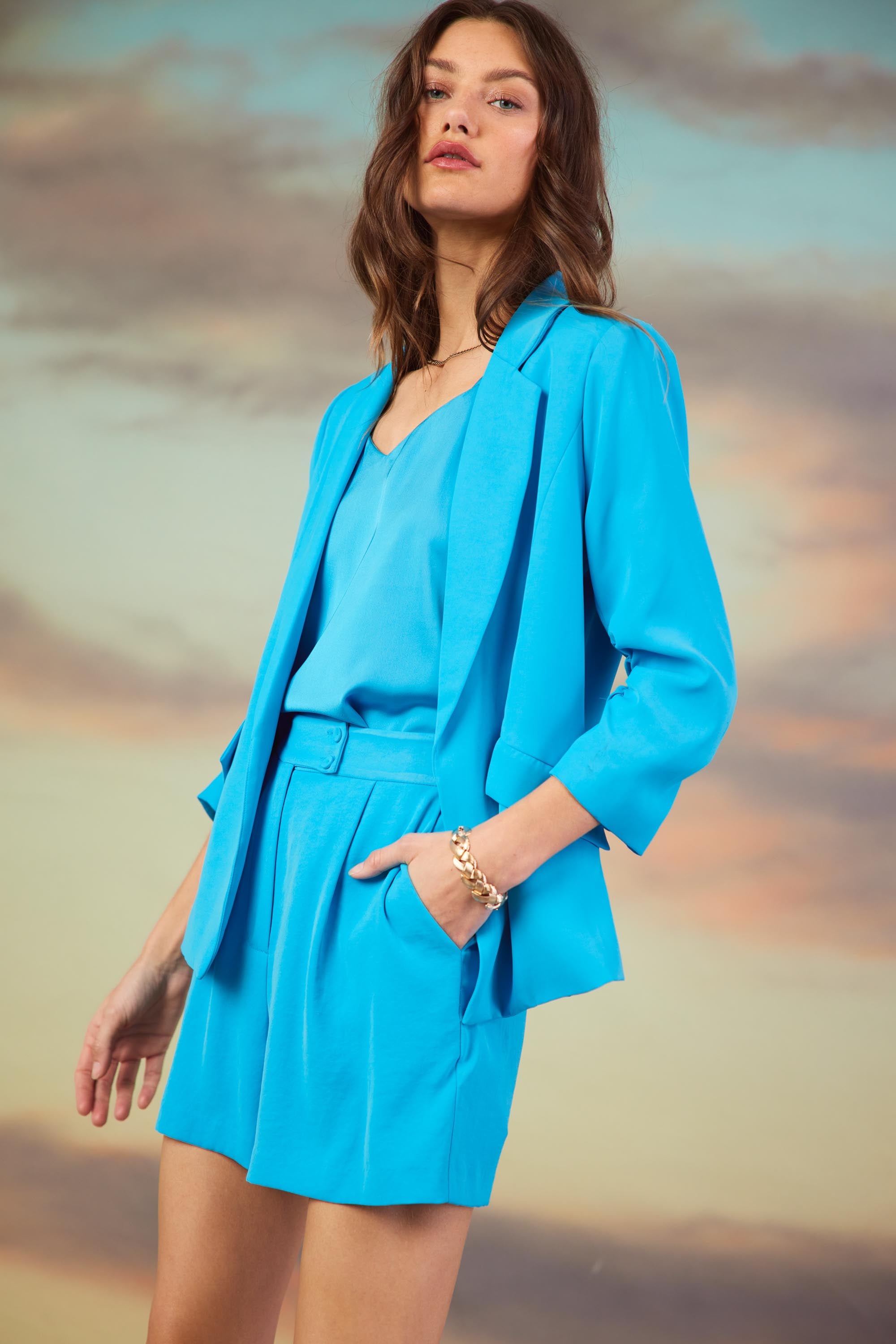 Blue hotsell green blazer