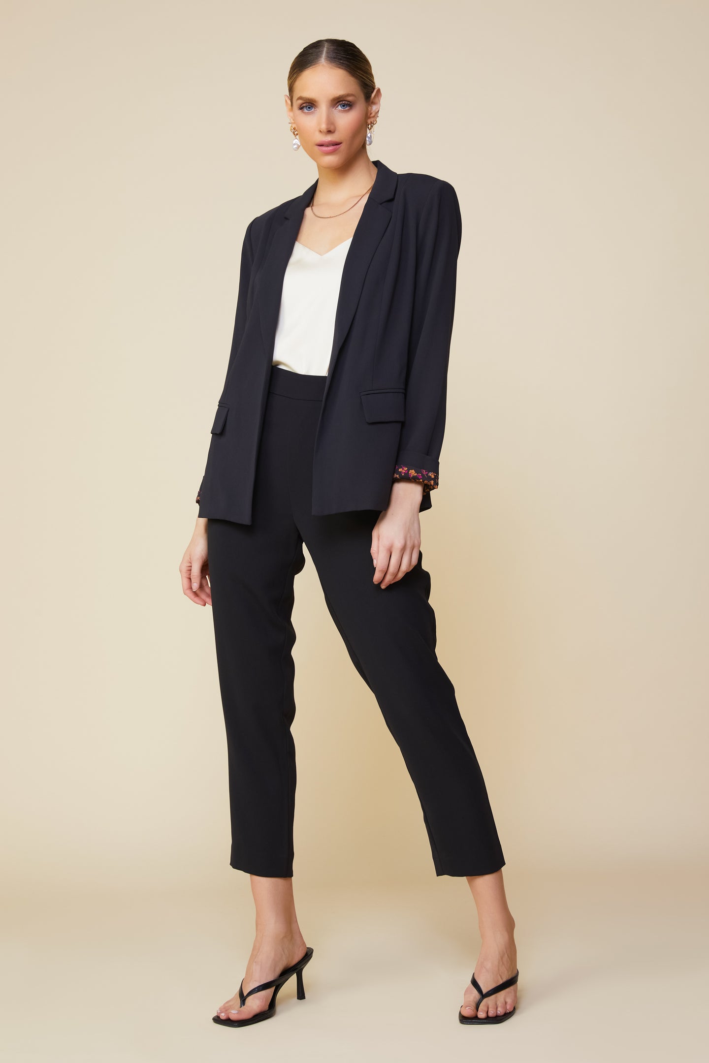 Recycled Structured Blazer – SKIES ARE BLUE