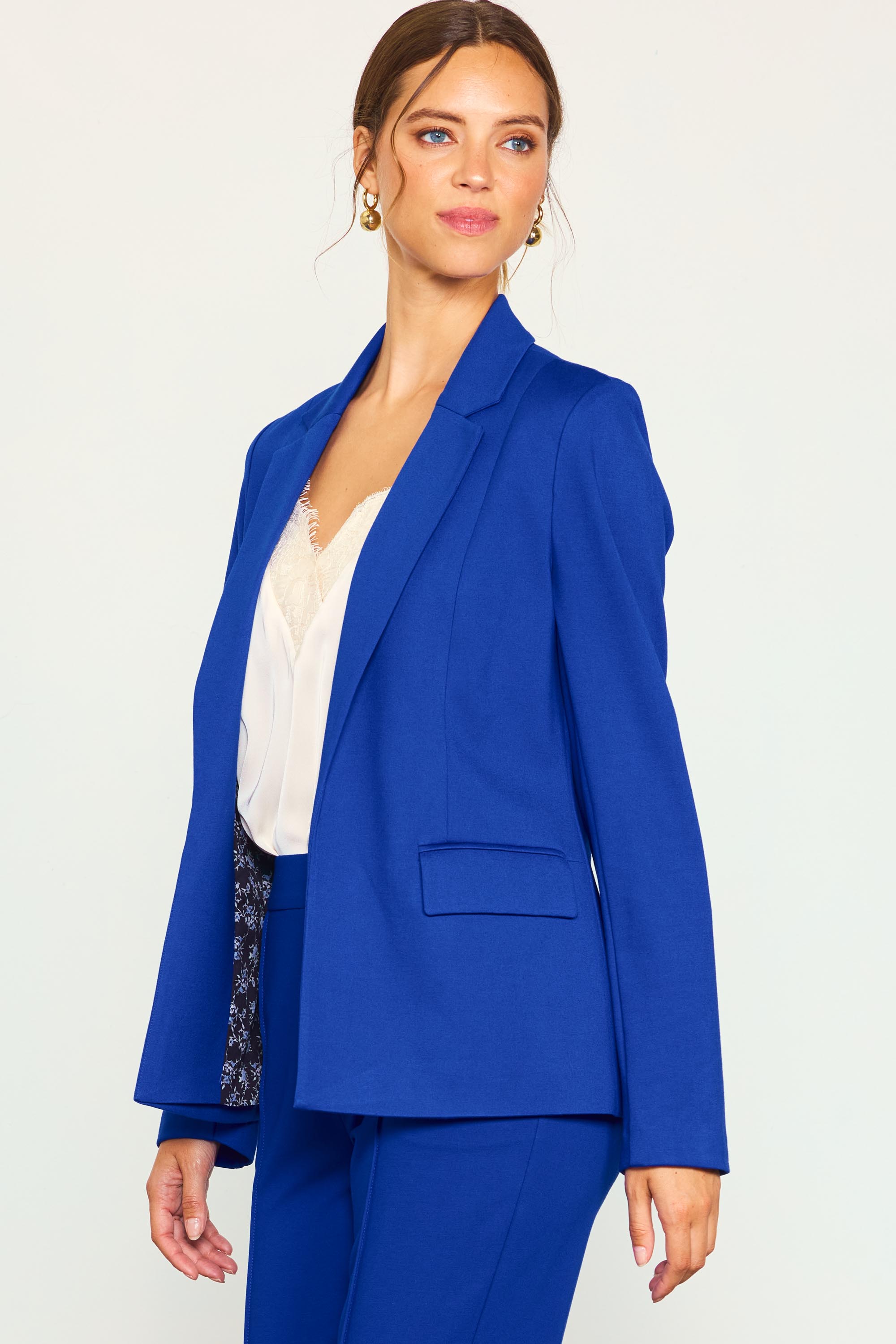 Knit Tailored Blazer – SKIES ARE BLUE