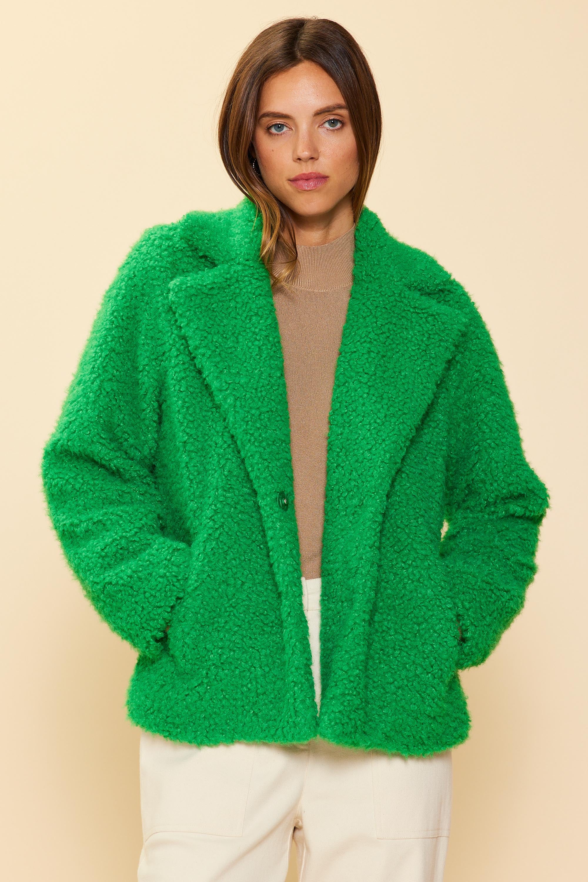 Topshop relaxed deals coat camel