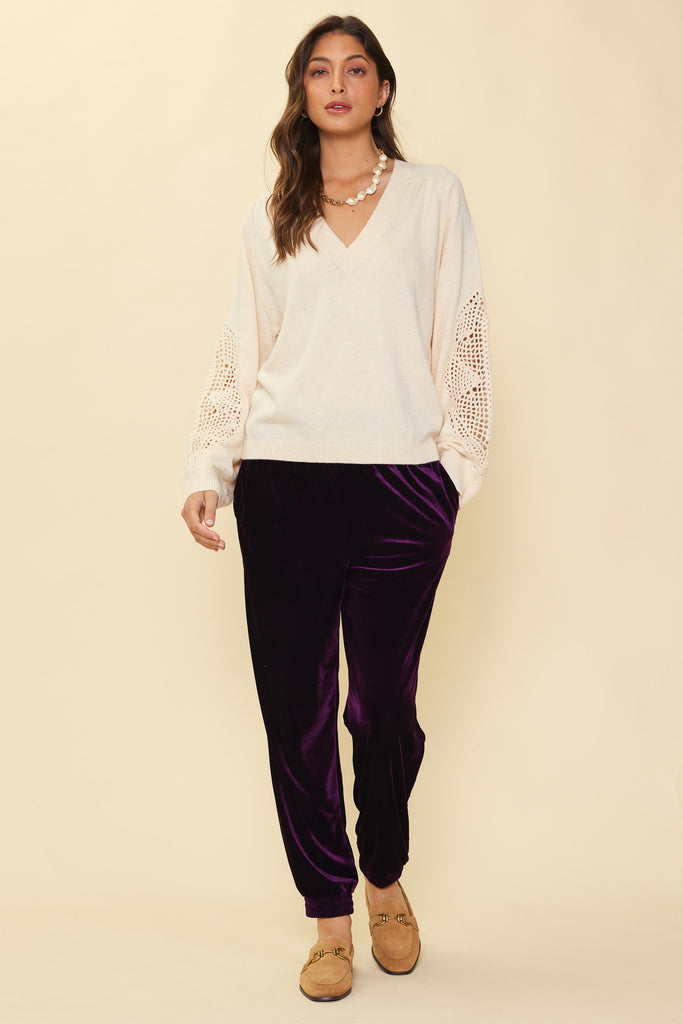 V-Neckline Sweater