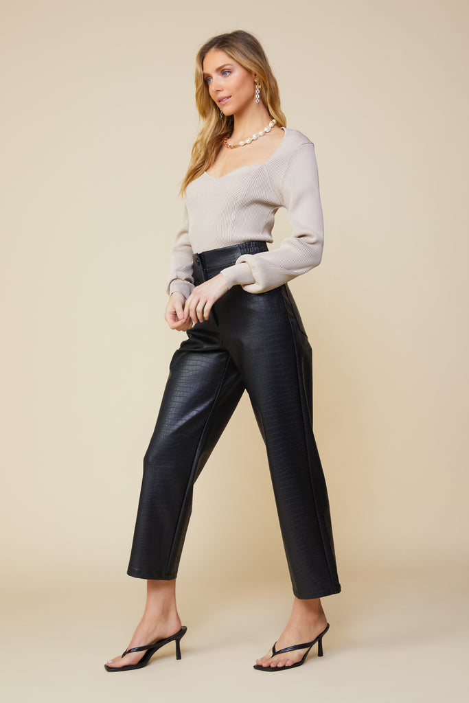 Vegan Leather Pants