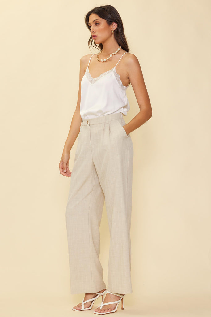 Lace Trim Cami Top