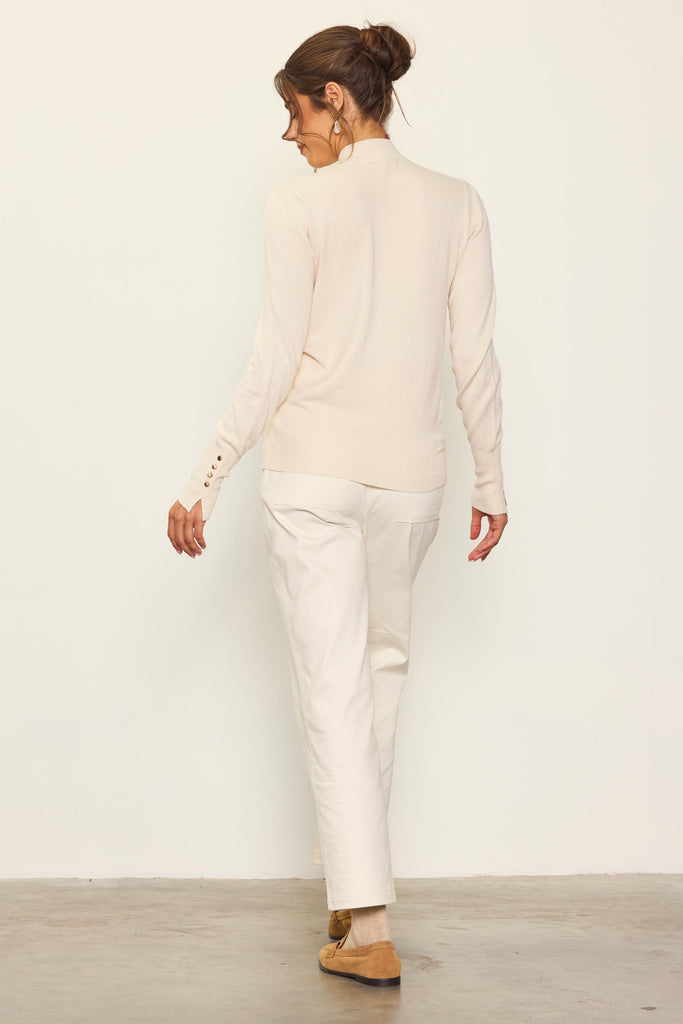 Longsleeve Mock Neck Sweater