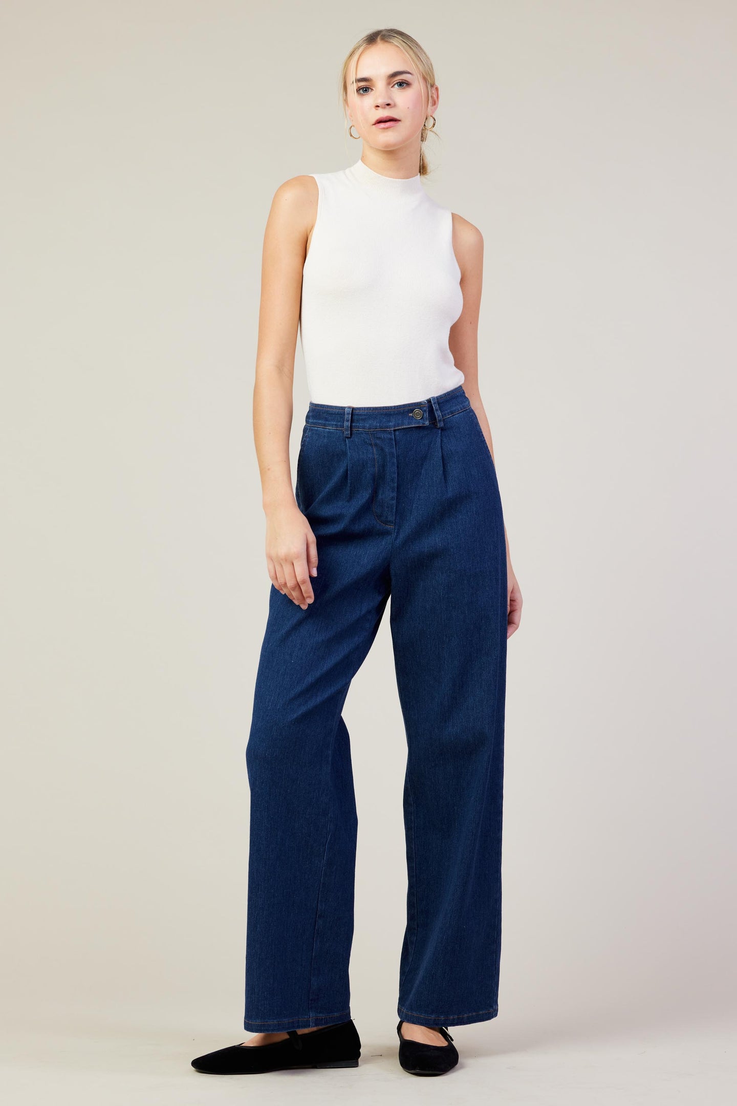 Washed Denim Pants – SKIES ARE BLUE 