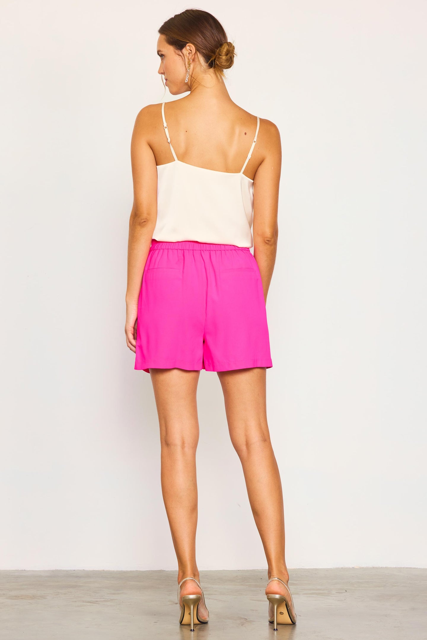 Neon Structured Shorts