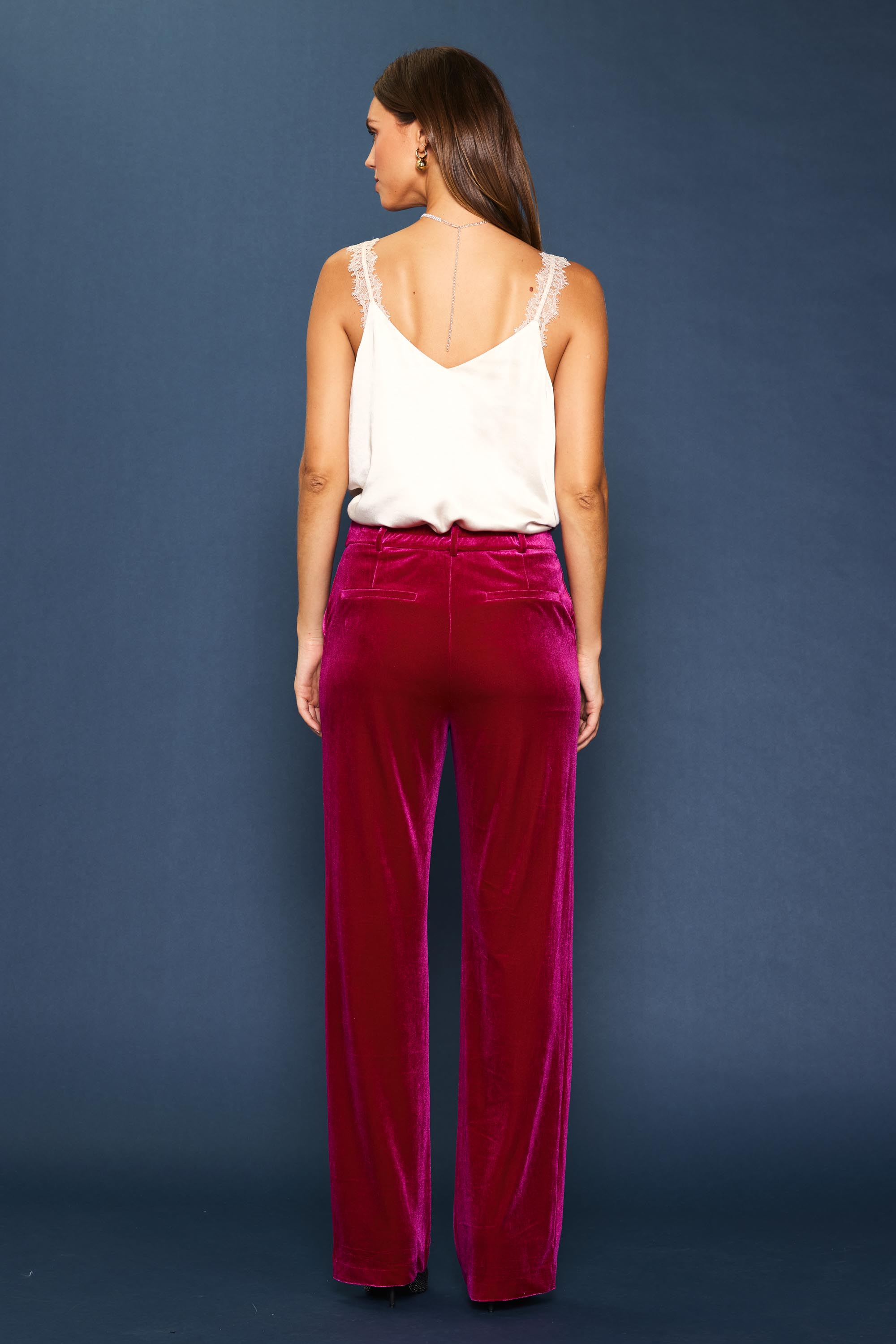 Velvet deals red pants