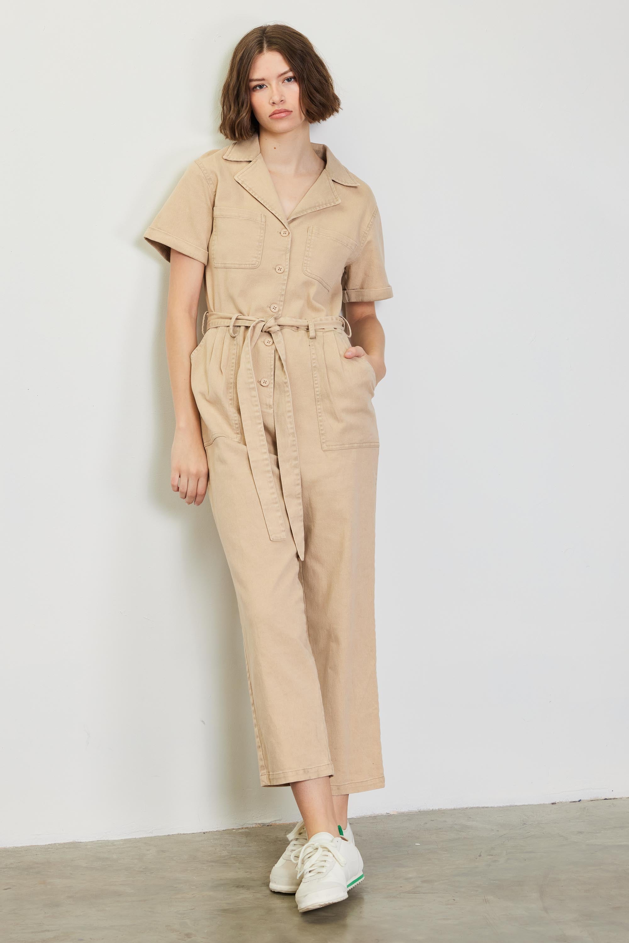 Women s Kendall Washed Utility Jumpsuit by Skies Are Blue