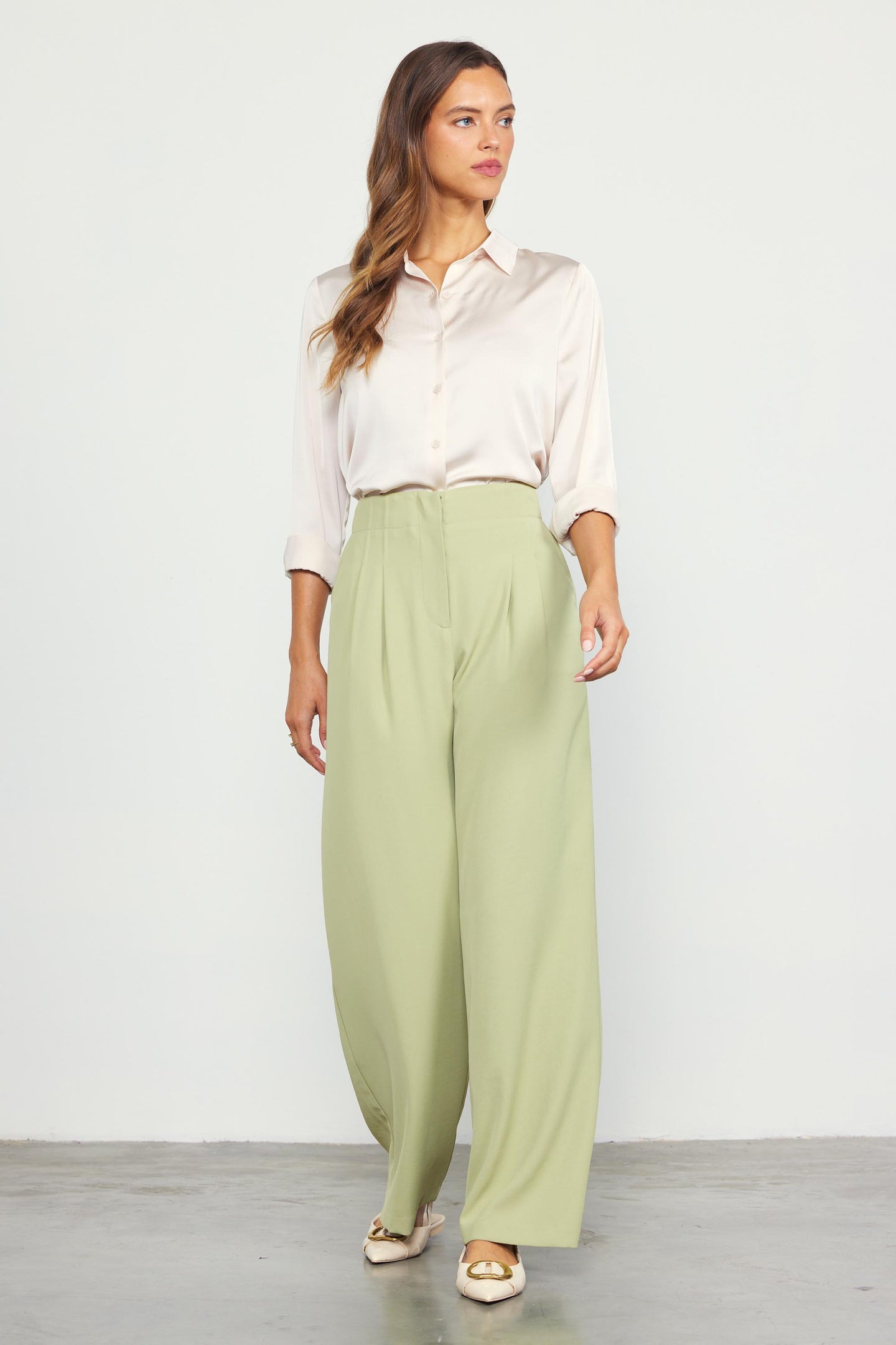Recycled Wide Leg Pants