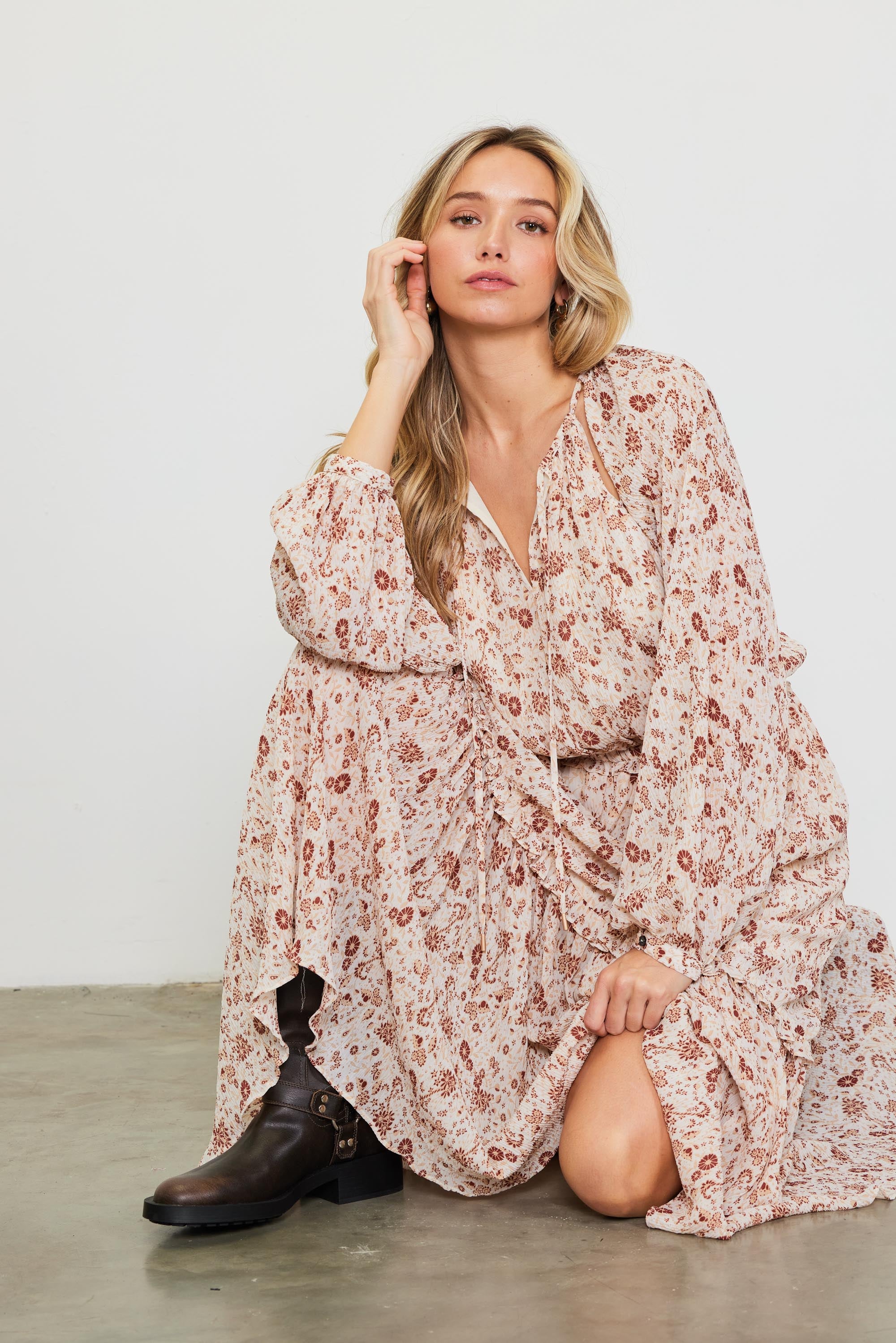 Skies are blue juliana knit maxi dress cheap