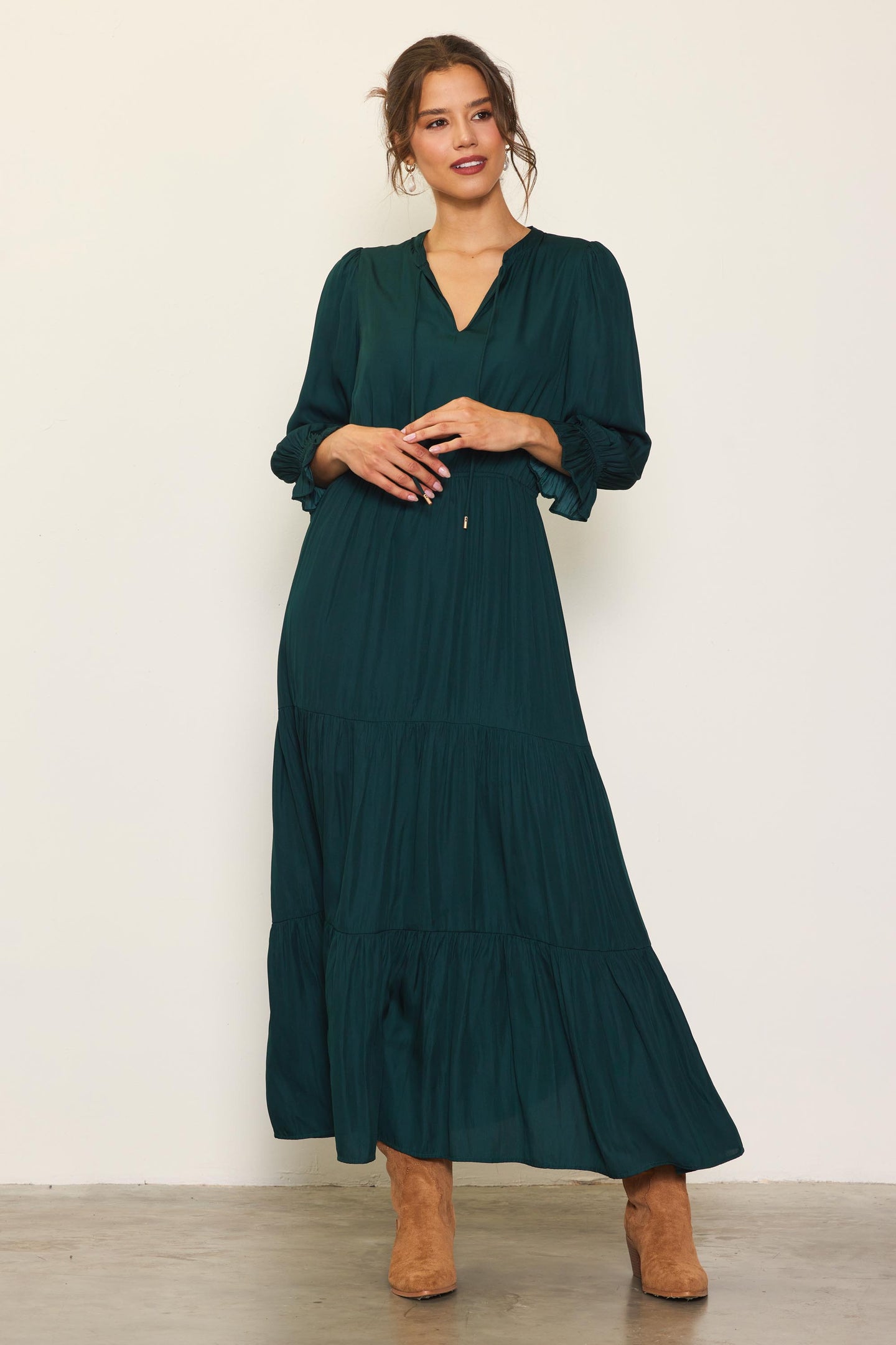 Ruffle Tiered Maxi Dress