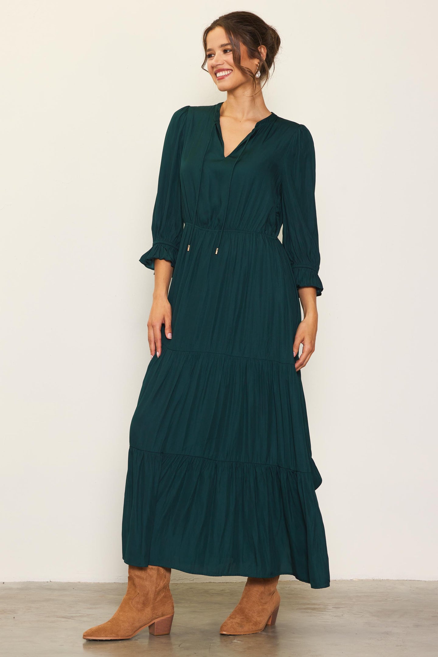 Ruffle Tiered Maxi Dress