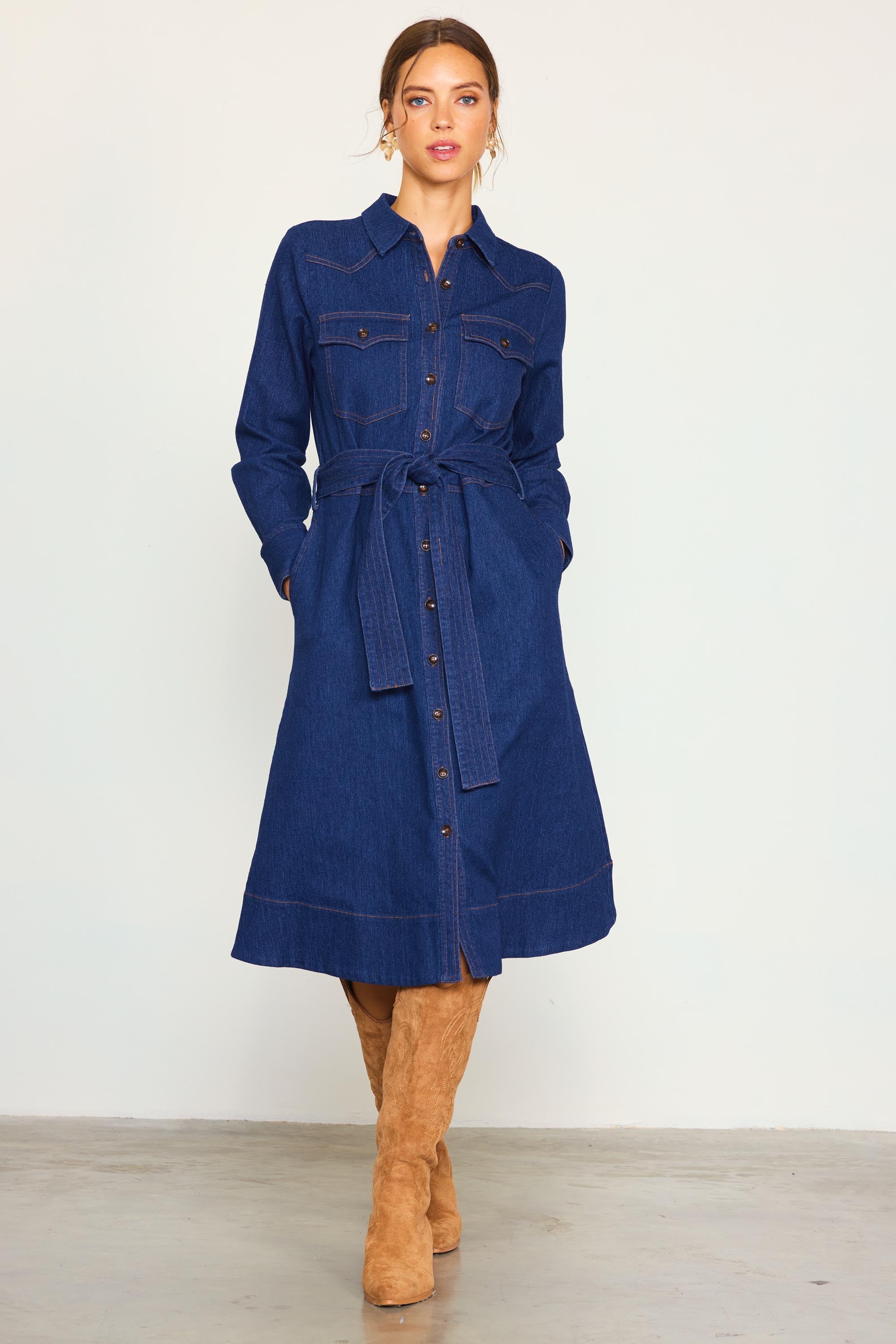 Mackenzie Denim Dress – Generation Love