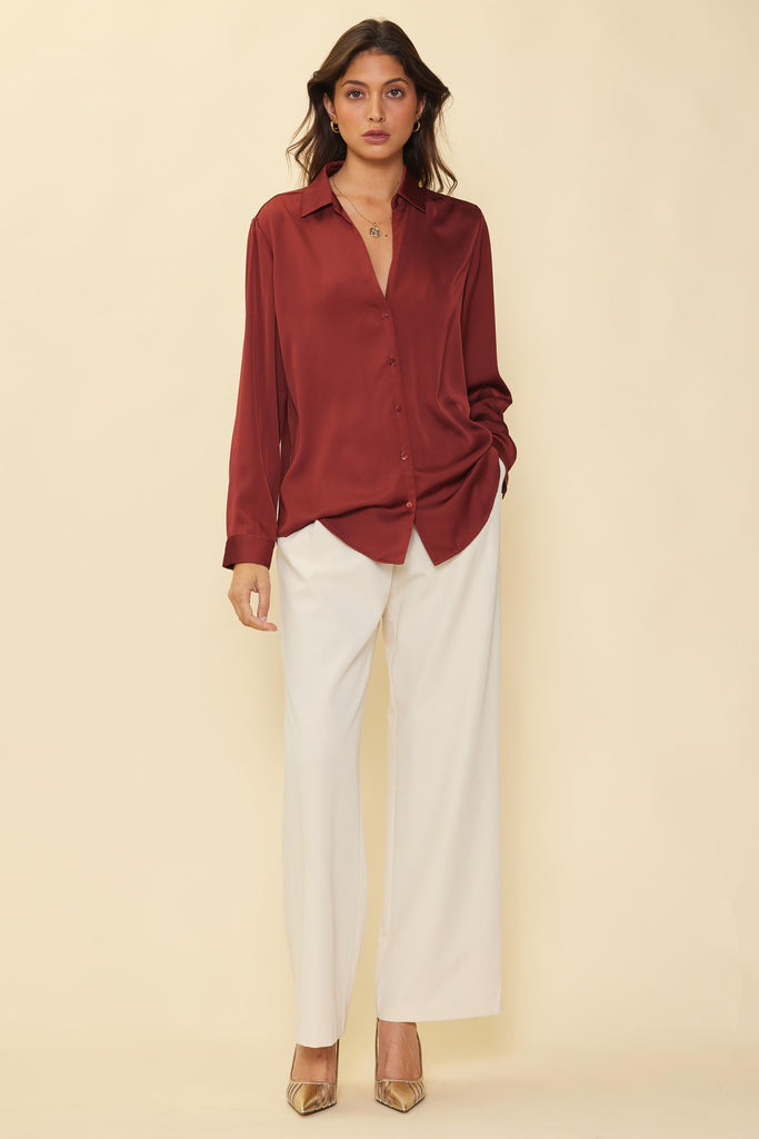 Recycled Button Down Top