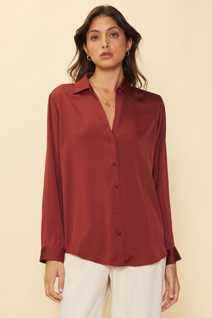 Recycled Button Down Top