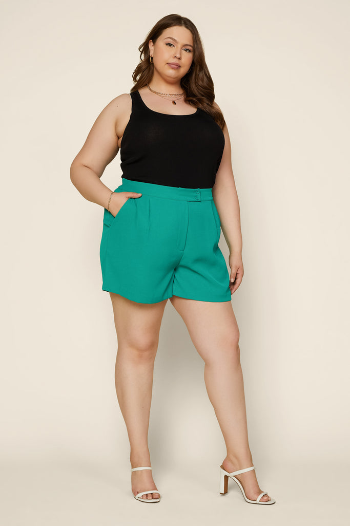 Plus Size - Recycled Tailored Shorts