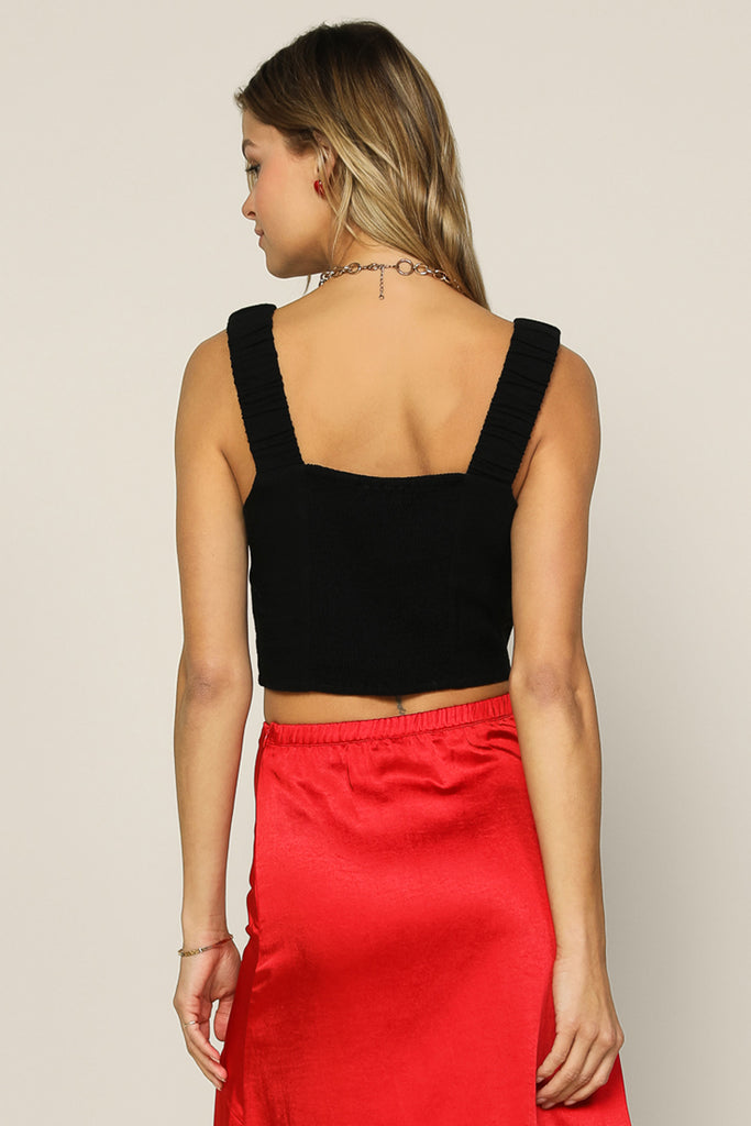 Square Neck Crop Top
