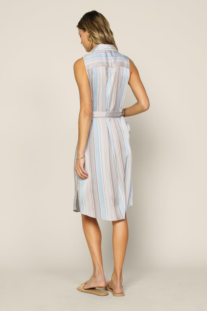 Striped Button Down Dress