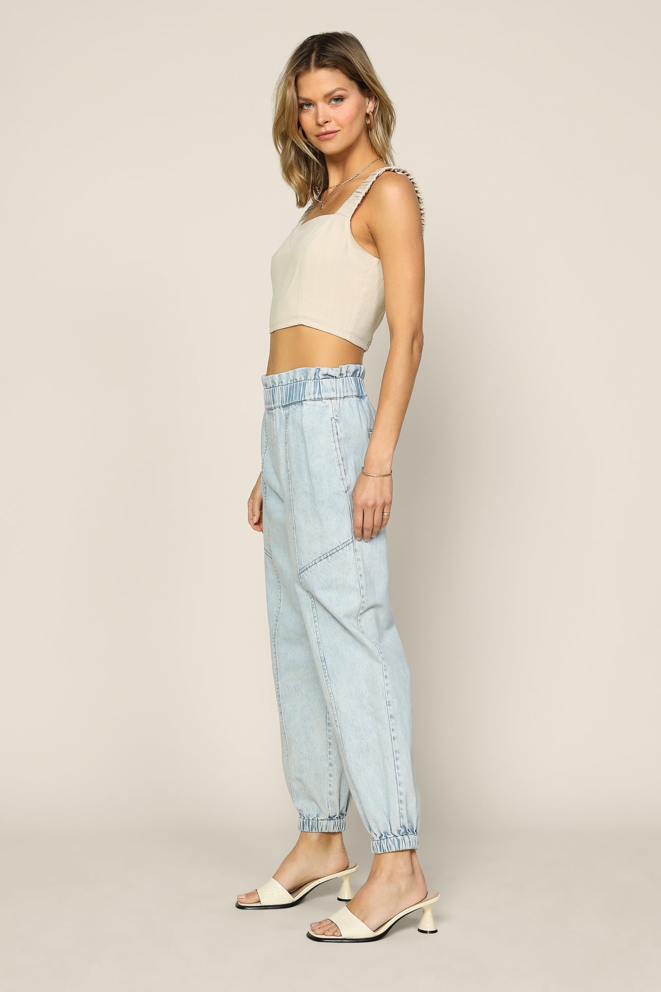 Paperbag Jogger Pants SKIES ARE BLUE