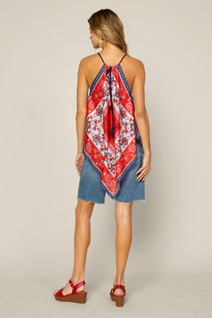 Handkerchief Printed Top