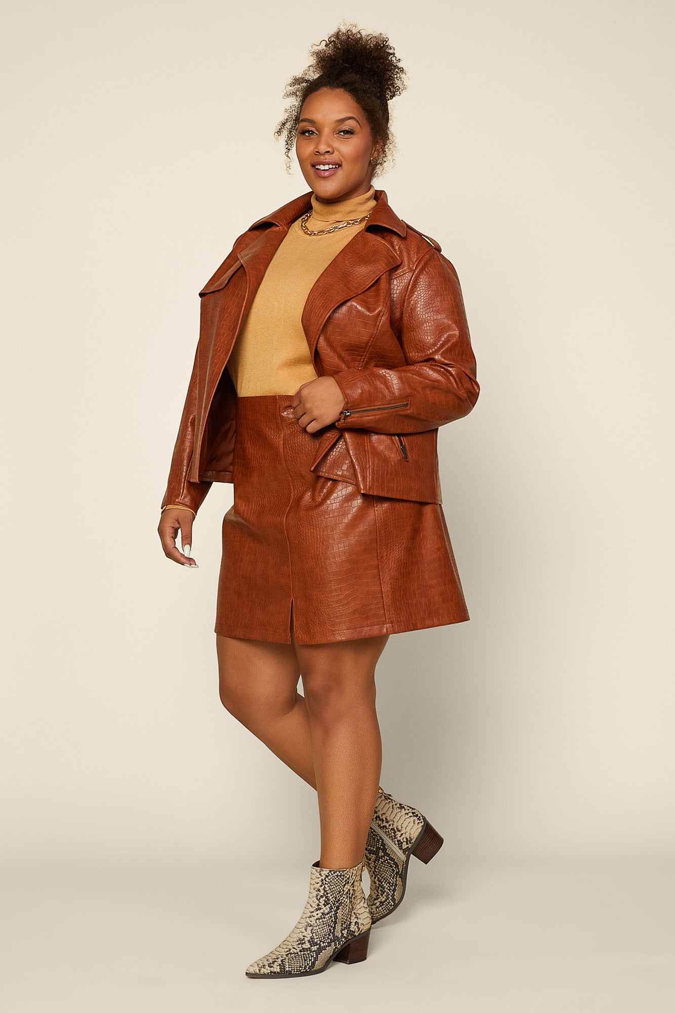 Womens Jacket Plus Size Brown Leather Jacket Plus Size Womens