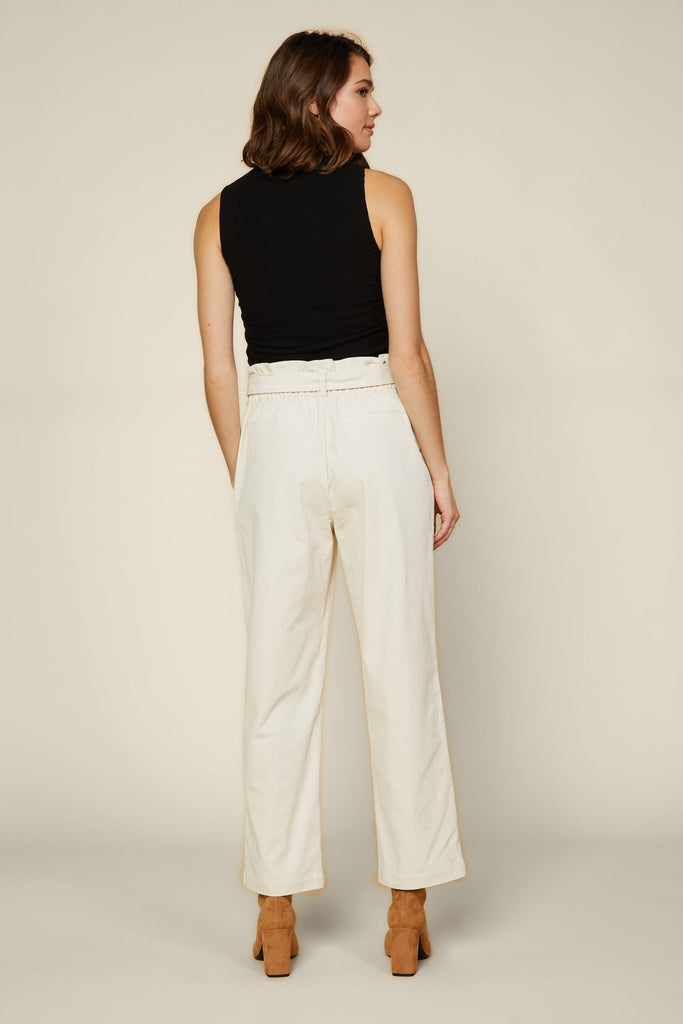 Belted Straight Leg Jeans