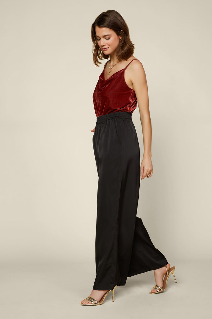 Satin Palazzo Pants