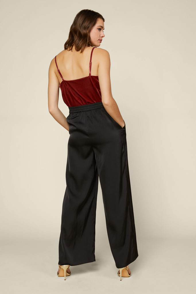 Satin Palazzo Pants