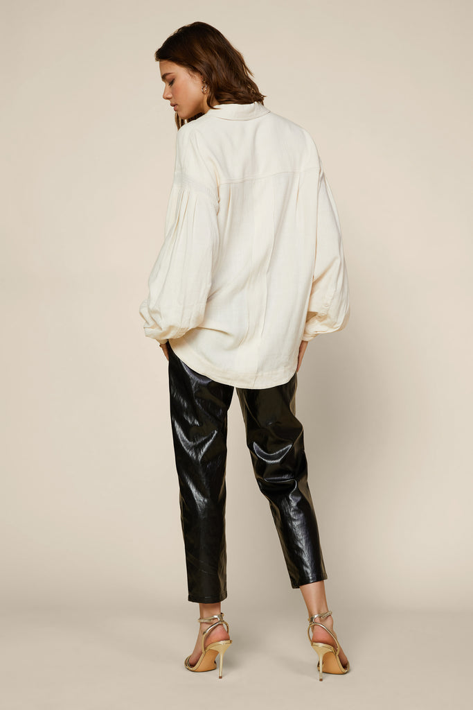 Oversized Button Down Top
