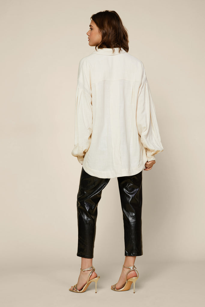 Oversized Button Down Top