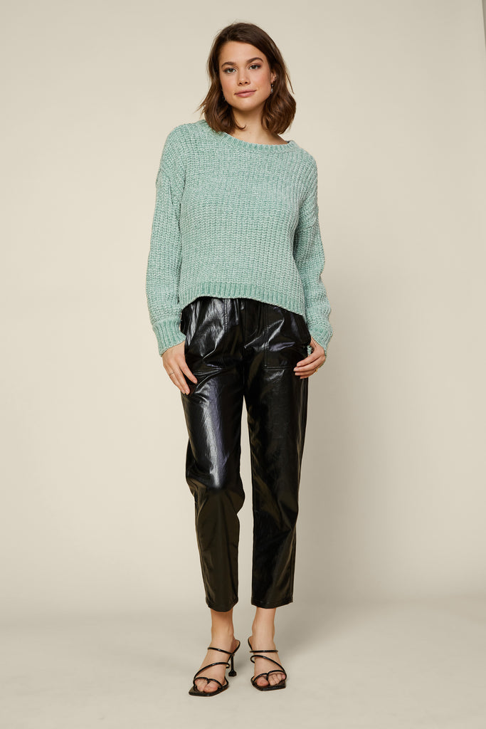Chenille Knit Sweater