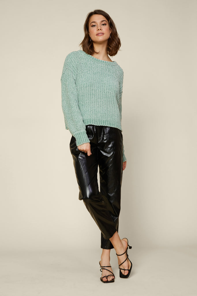 Chenille Knit Sweater