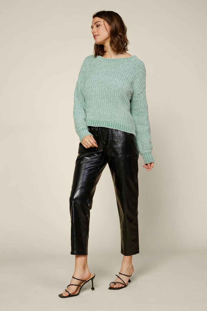 Chenille Knit Sweater