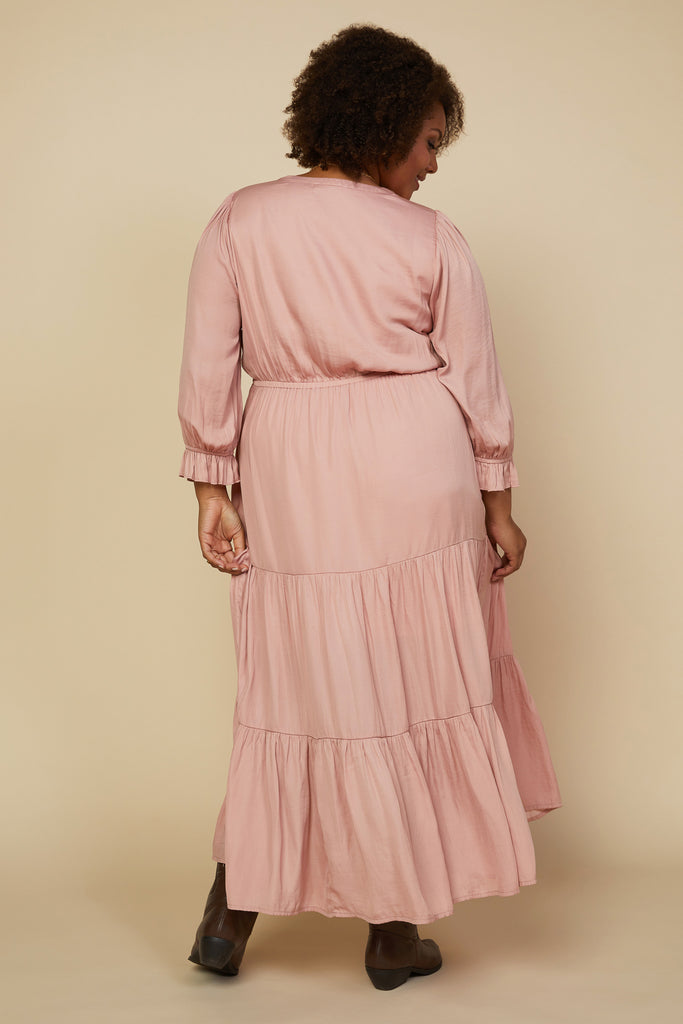 Plus Size - Ruffle Tiered Maxi Dress