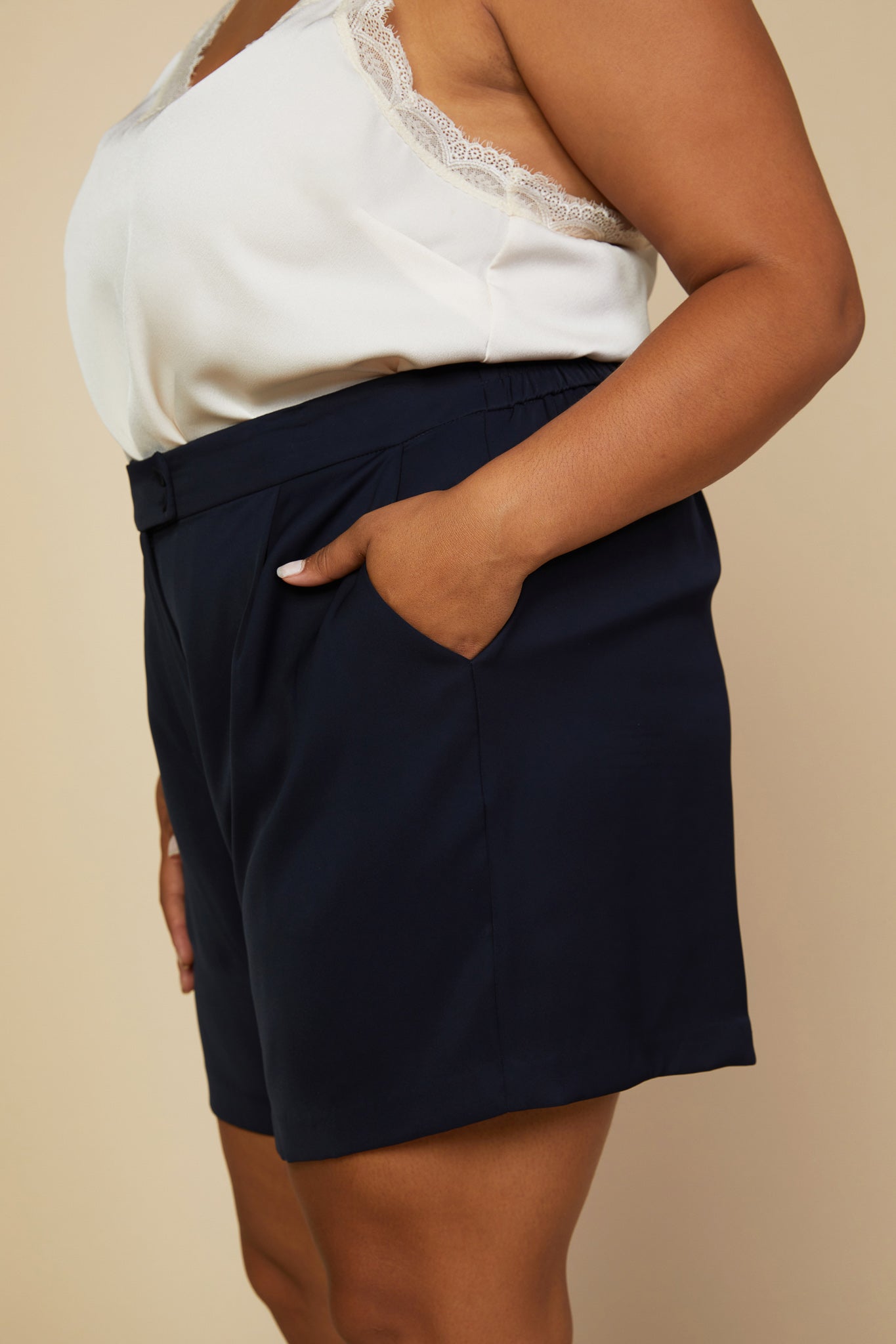 Plus Size - Recycled Tailored Shorts