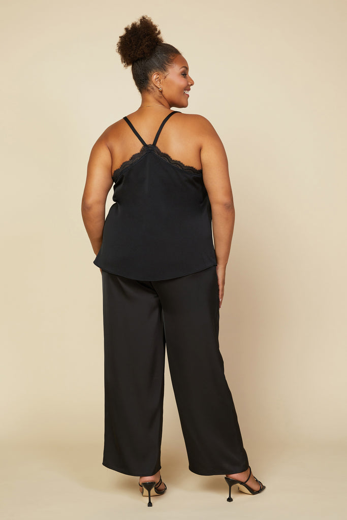 Plus Size - Lace Detail Cami Top