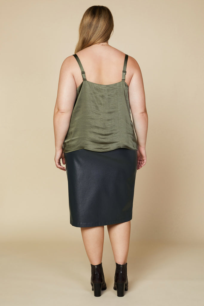 Plus Size - Lace Detail Cami