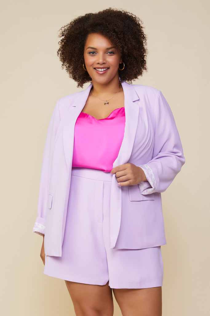 Plus Size - Welt Pocket Blazer