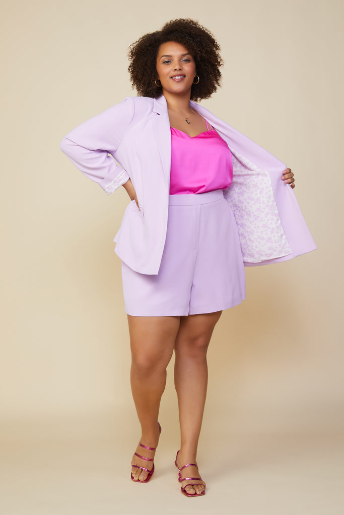 Plus Size - Structured Shorts