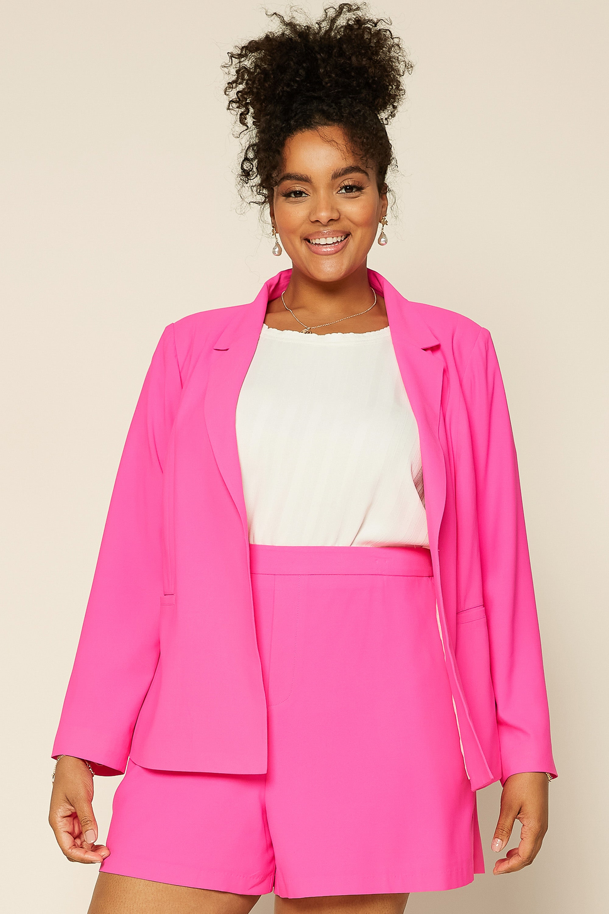 Neon blazer deals plus size