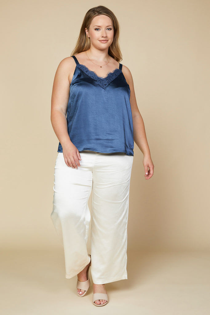 Plus Size - Lace Detail Cami