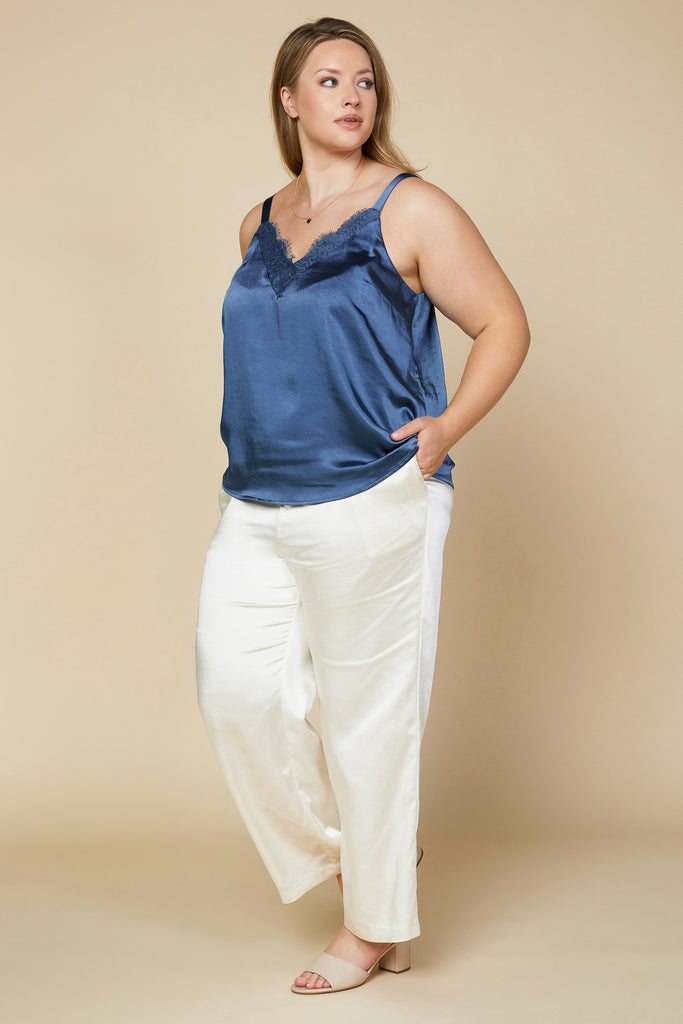 Plus Size - Lace Detail Cami