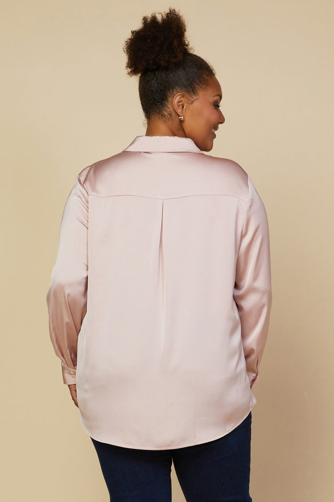 Plus Size - Recycled Button Down Top