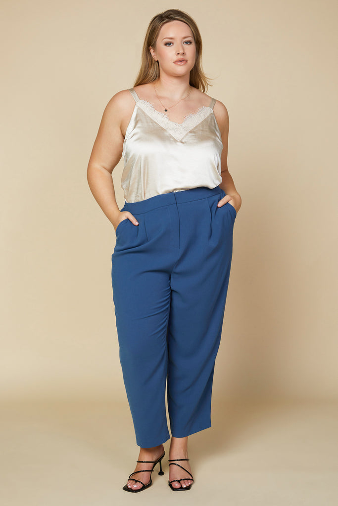 Plus Size - Welt Pocket Trousers