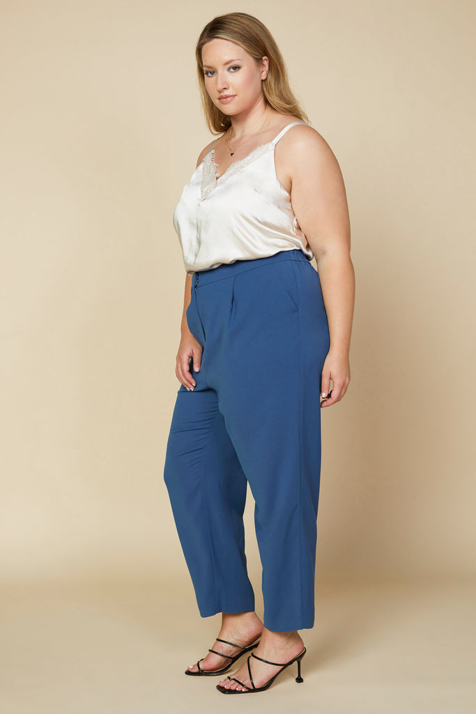 Plus Size - Welt Pocket Trousers