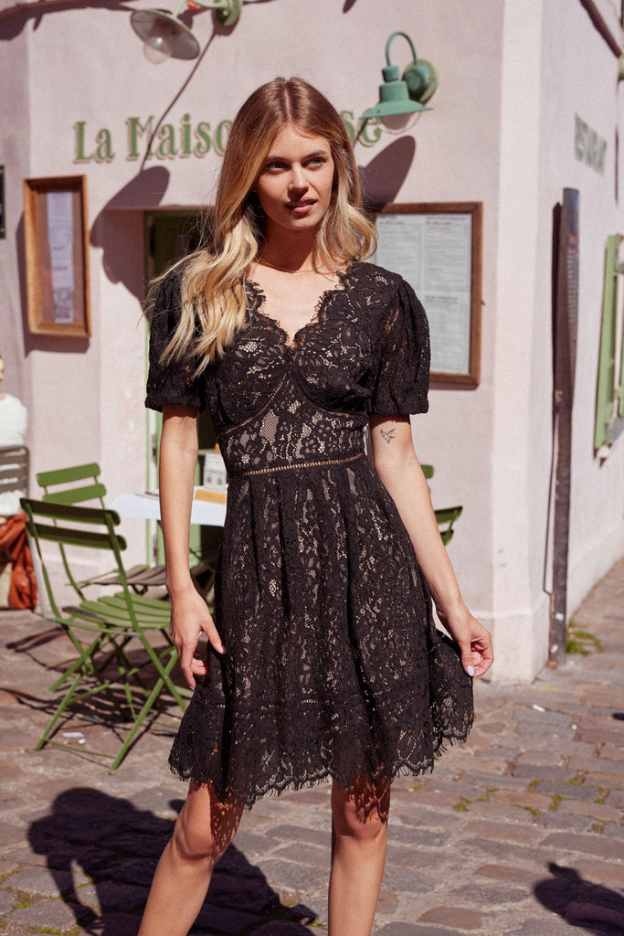 Lace Mini Dress