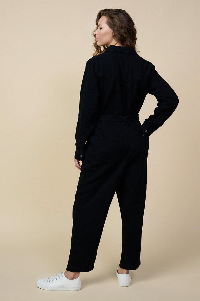 Cotton Twill Utility Jumpsuit